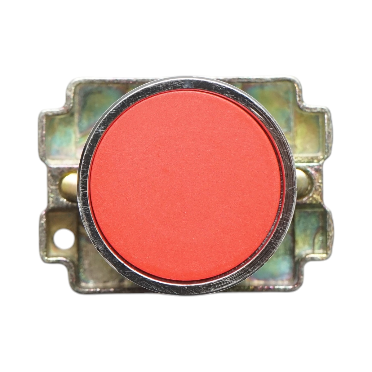 Buton comanda metalic rosu cu revenire 1NO+1NC, 400V/10A, LAY5 Breckner Germany - imagine 3