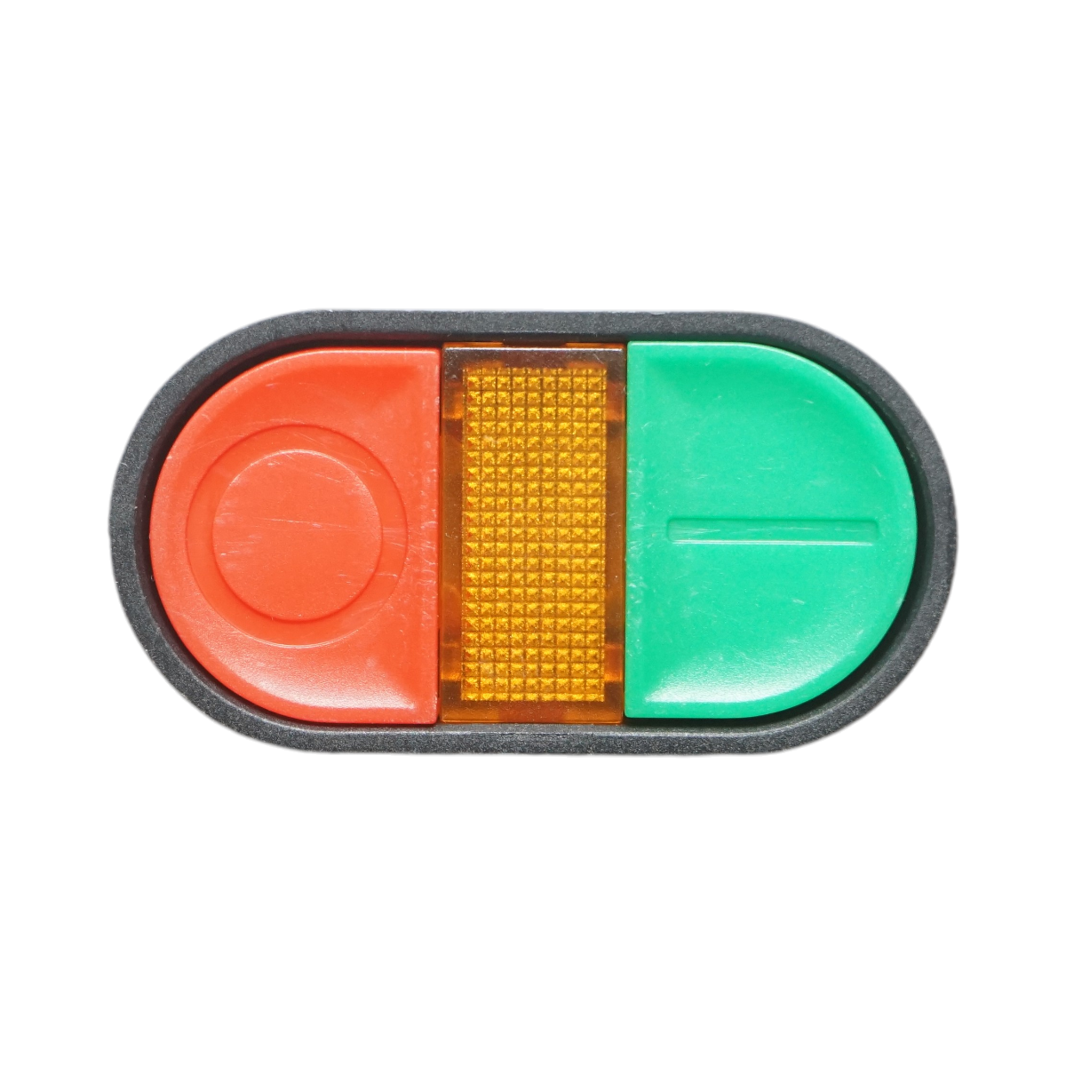 Cap buton comanda dublu rosu-verde Ø 22mm LAY5 Breckner Germany - imagine 4