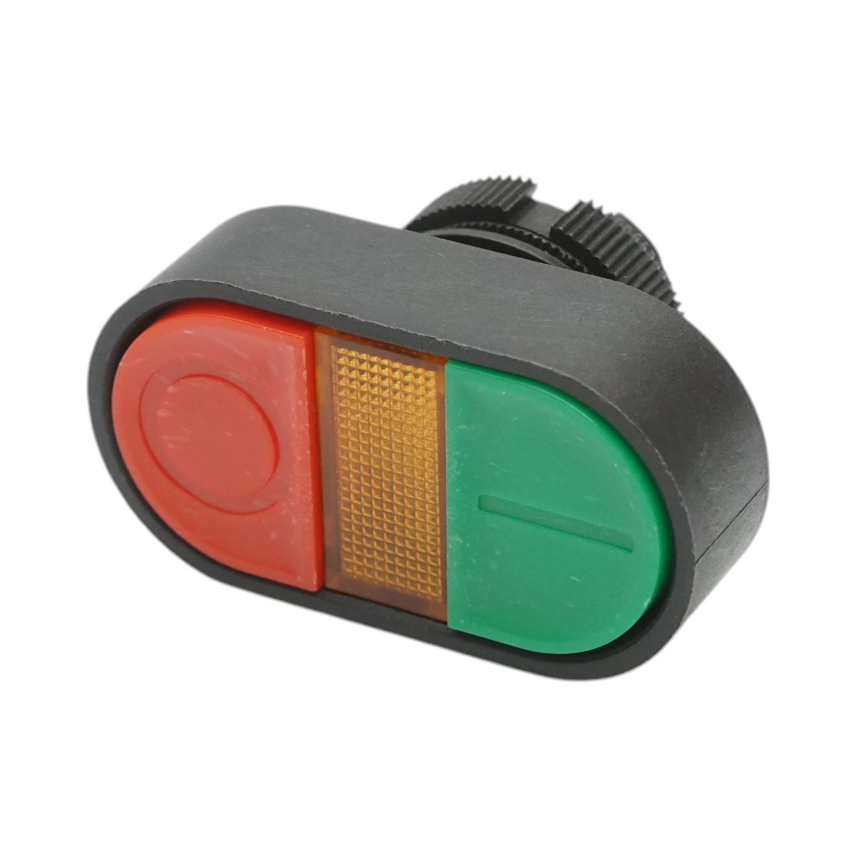 Cap buton comanda dublu rosu-verde Ø 22mm LAY5 Breckner Germany - imagine 2