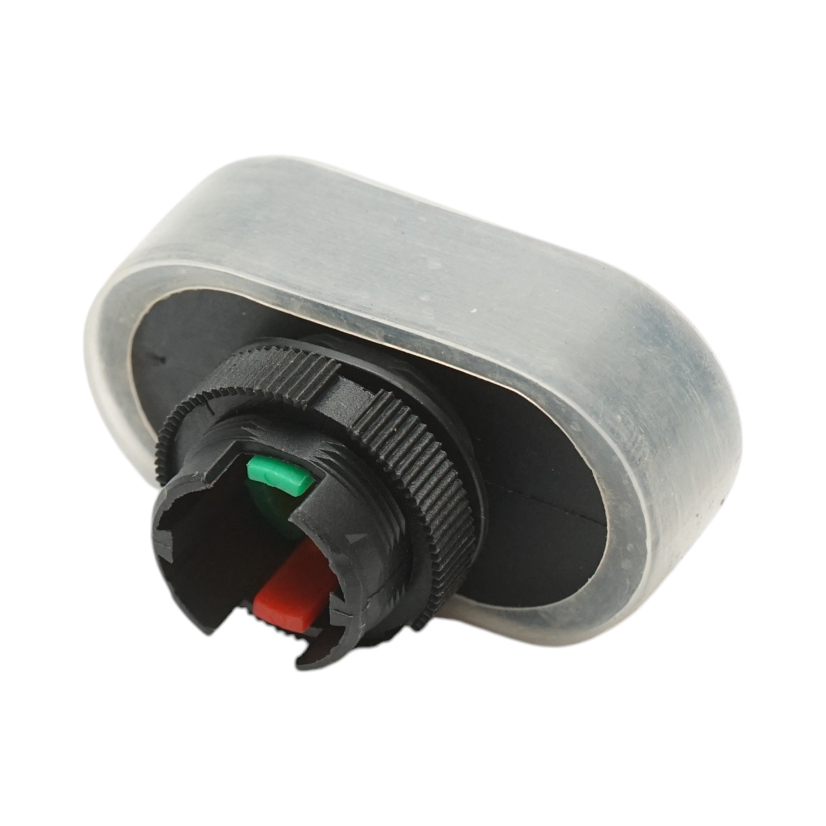 Cap buton comanda dublu rosu-verde cu capac de protectie Ø 22mm LAY5 Breckner Germany - imagine 3