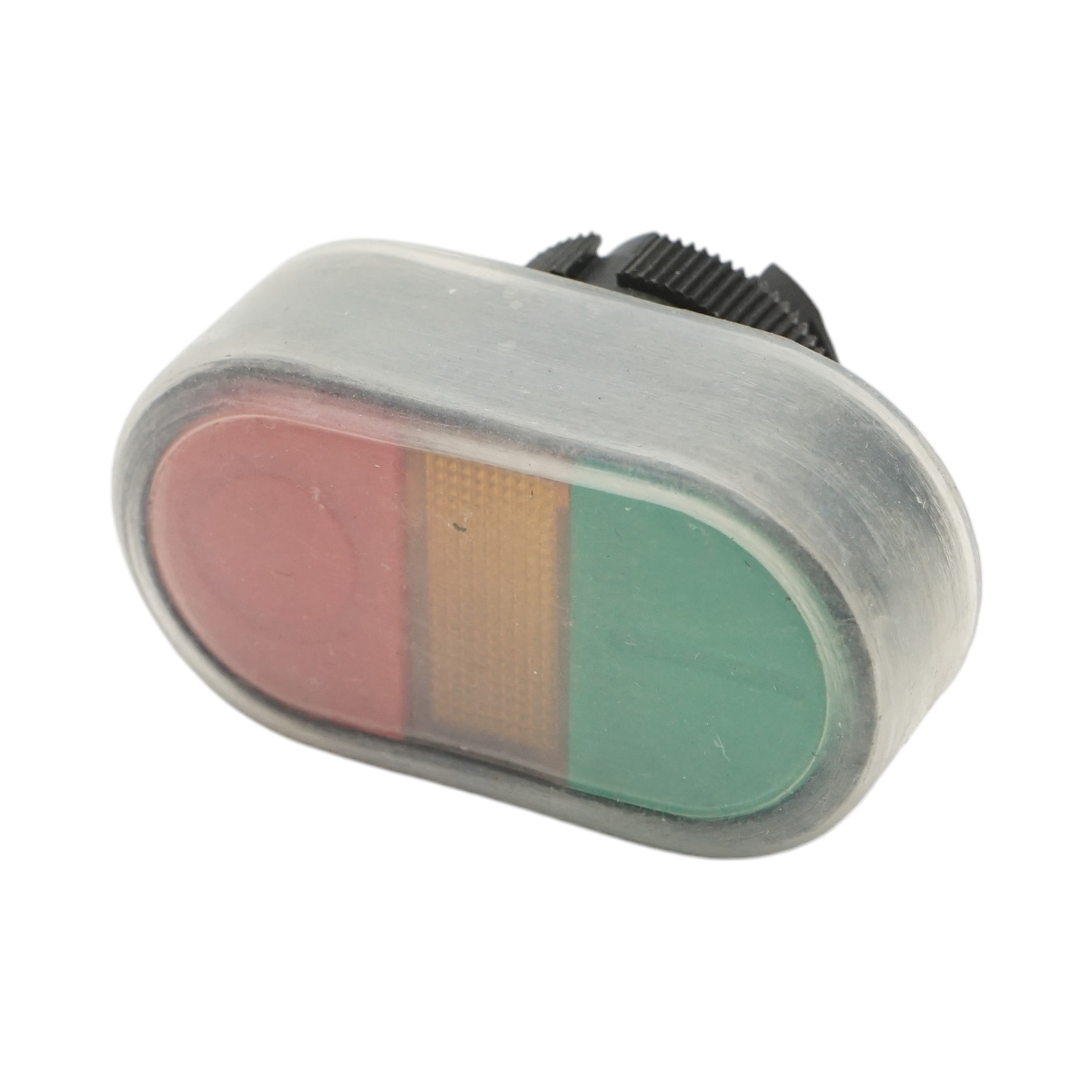 Cap buton comanda dublu rosu-verde cu capac de protectie Ø 22mm LAY5 Breckner Germany - imagine 2