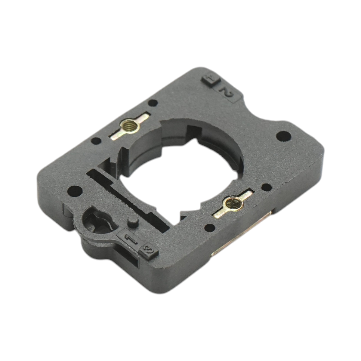 Suport plastic fixare buton Ø 22mm LAY5 Breckner Germany - imagine 4