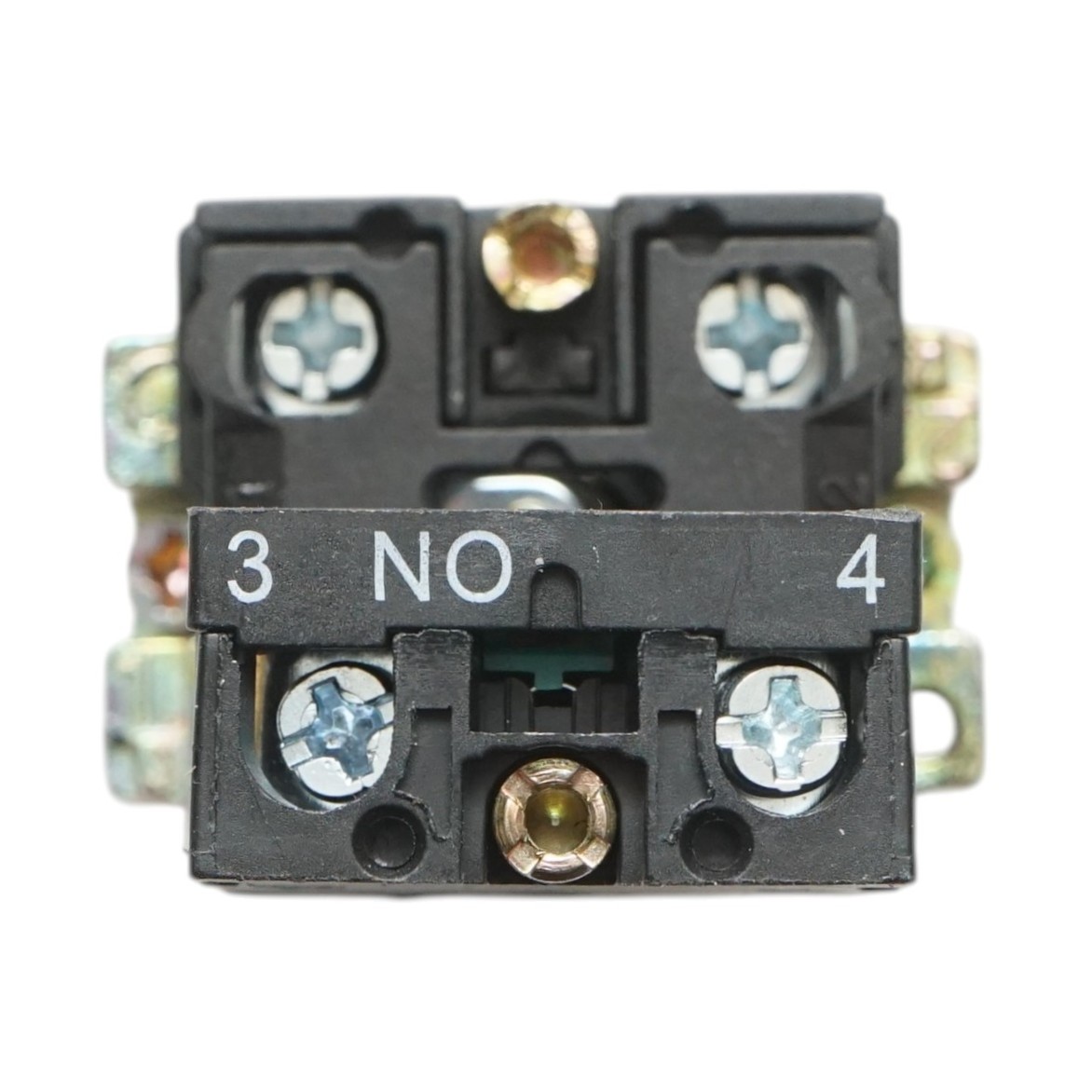 Buton indicator LED alb cu protectie 1NC, 400V/10A, LAY5 Breckner Germany - imagine 3