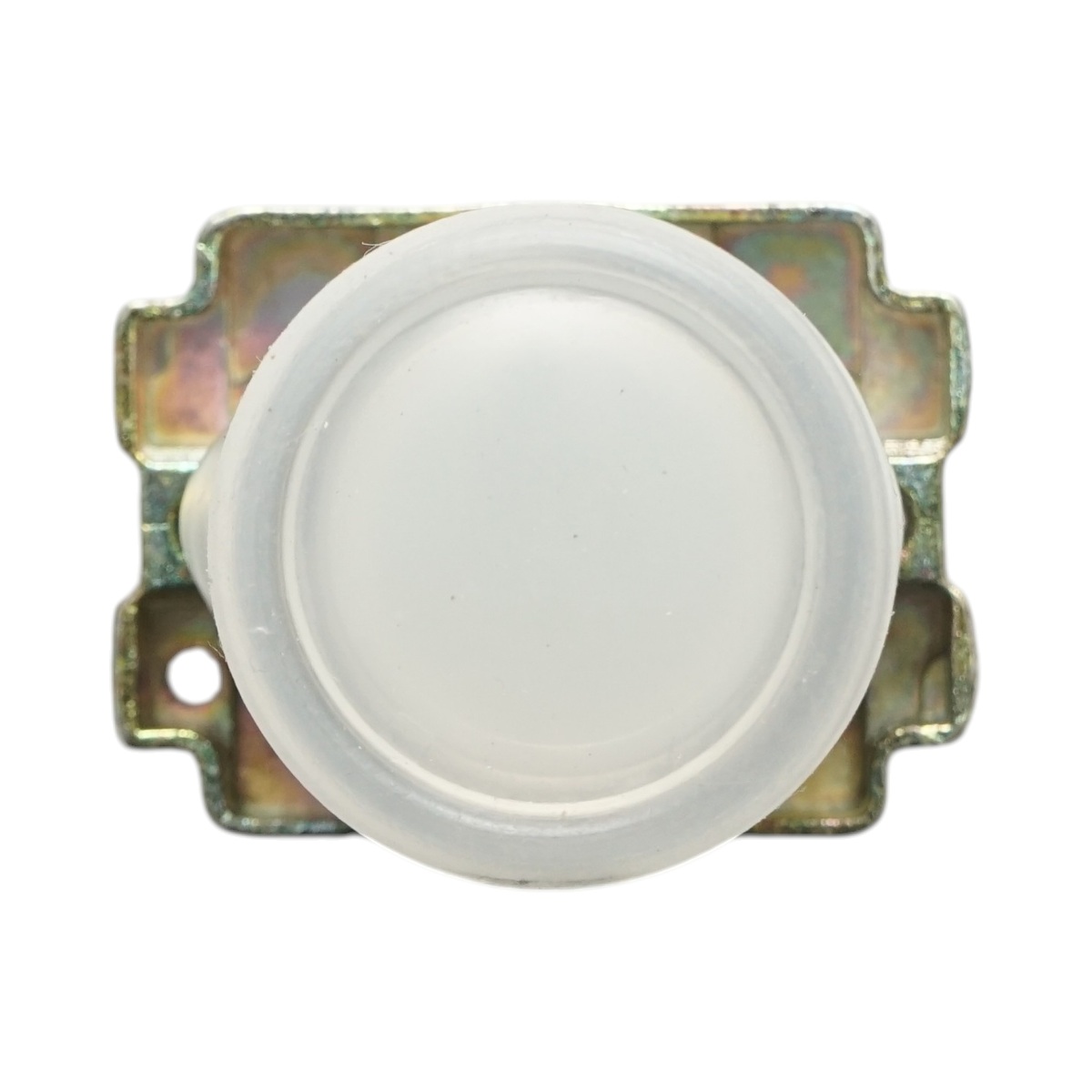 Buton indicator LED alb cu protectie 1NC, 400V/10A, LAY5 Breckner Germany - imagine 2