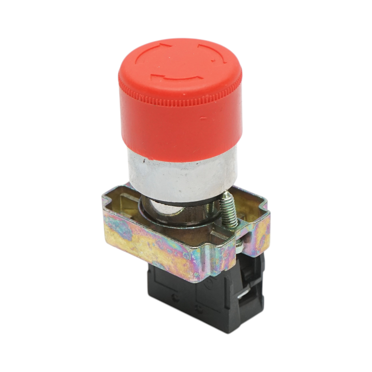 Buton comanda oprire de urgenta rosu cu deblocare prin rasucire 1NC, 400V/10A, 30mm LAY5 Breckner Germany - imagine 3