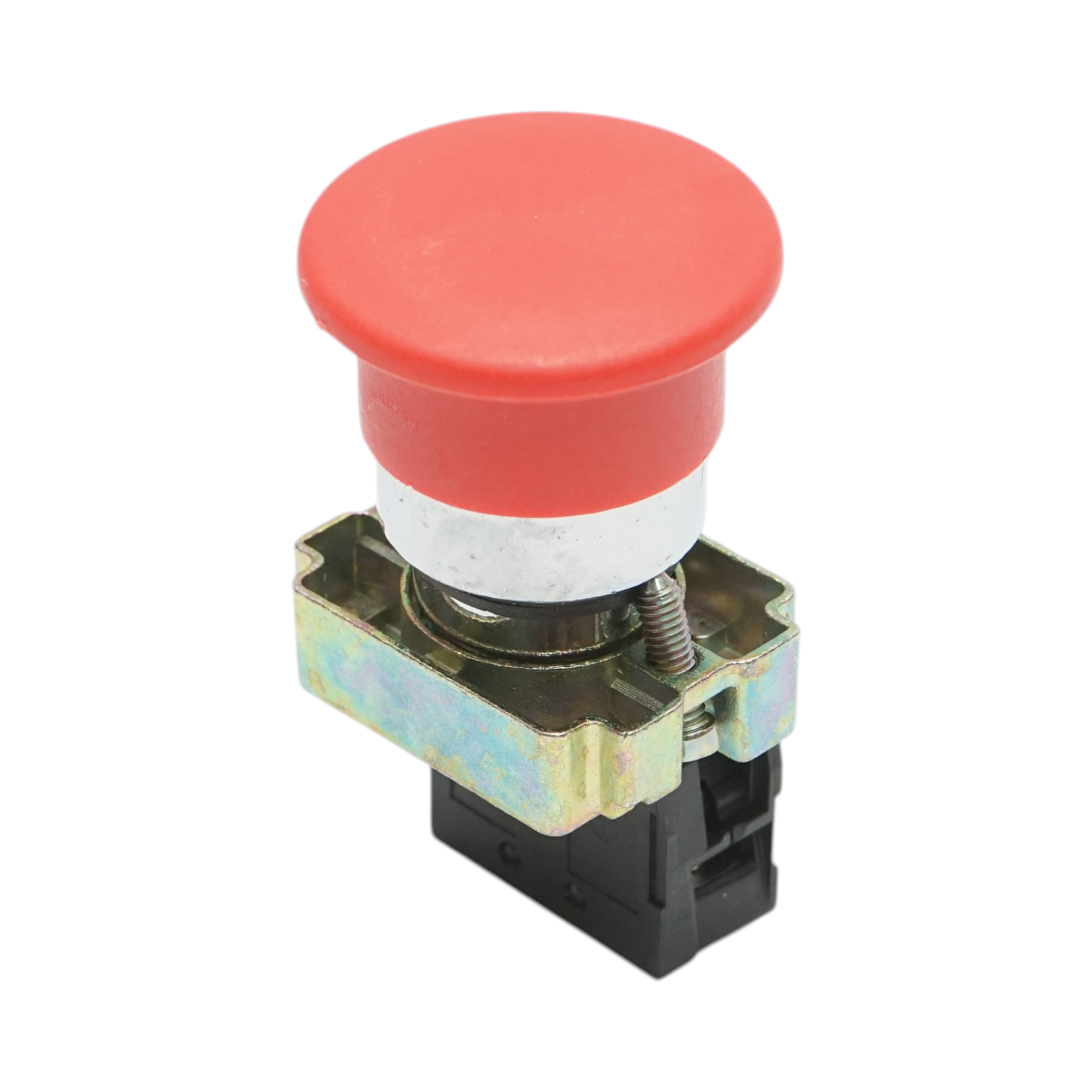 Buton comanda STOP rosu cu revenire tip ciuperca 1NC, 400V/10A, LAY5 Breckner Germany - imagine 5