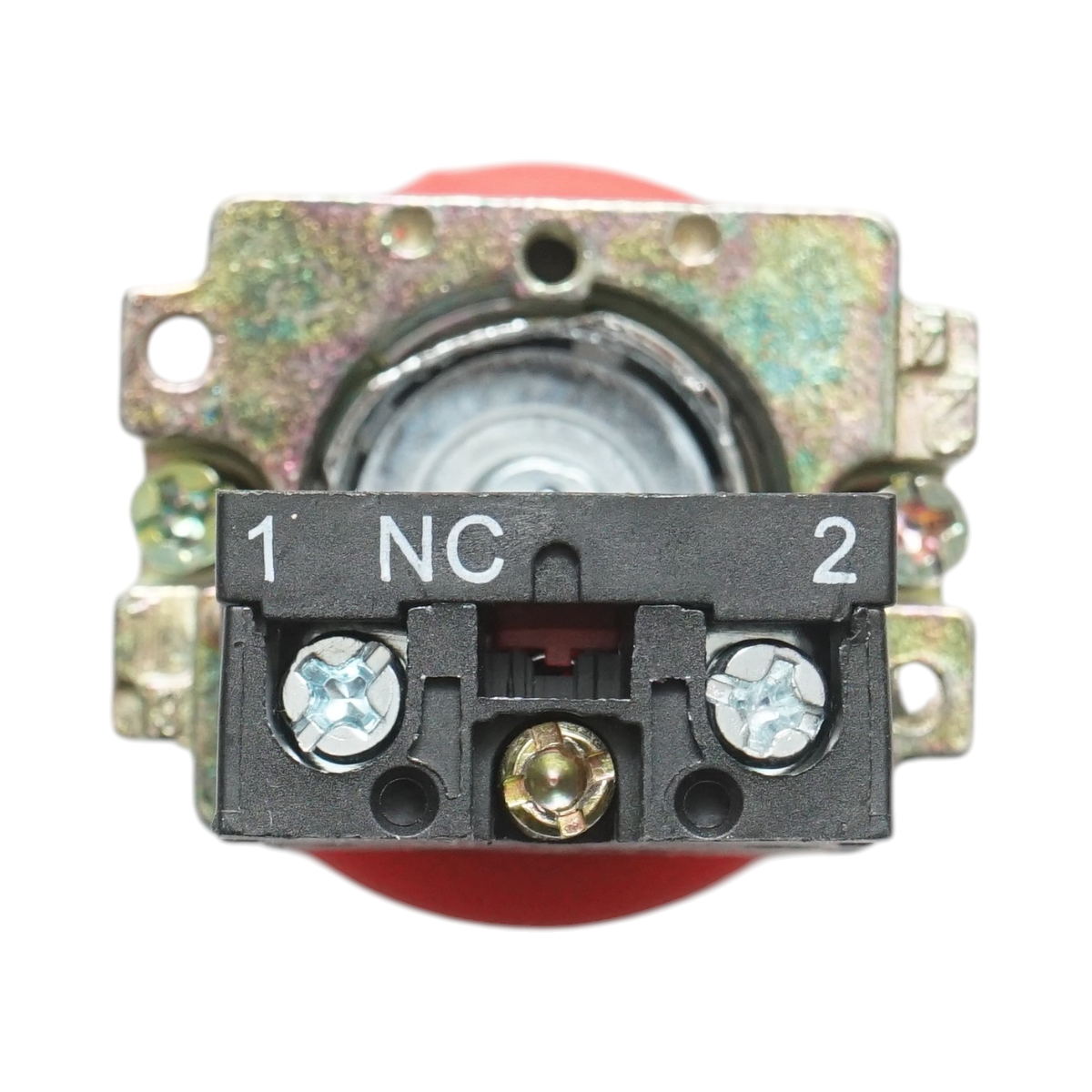 Buton comanda STOP rosu cu revenire tip ciuperca 1NC, 400V/10A, LAY5 Breckner Germany - imagine 3