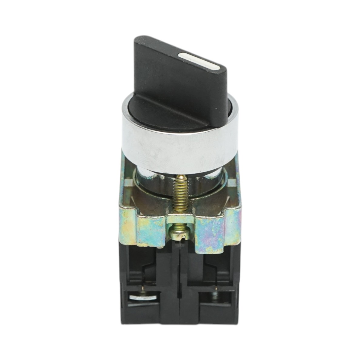 Selector 2 pozitii negru cu retinere 1NO+1NC, 400V/10A, LAY5-BD25 Breckner Germany - imagine 2