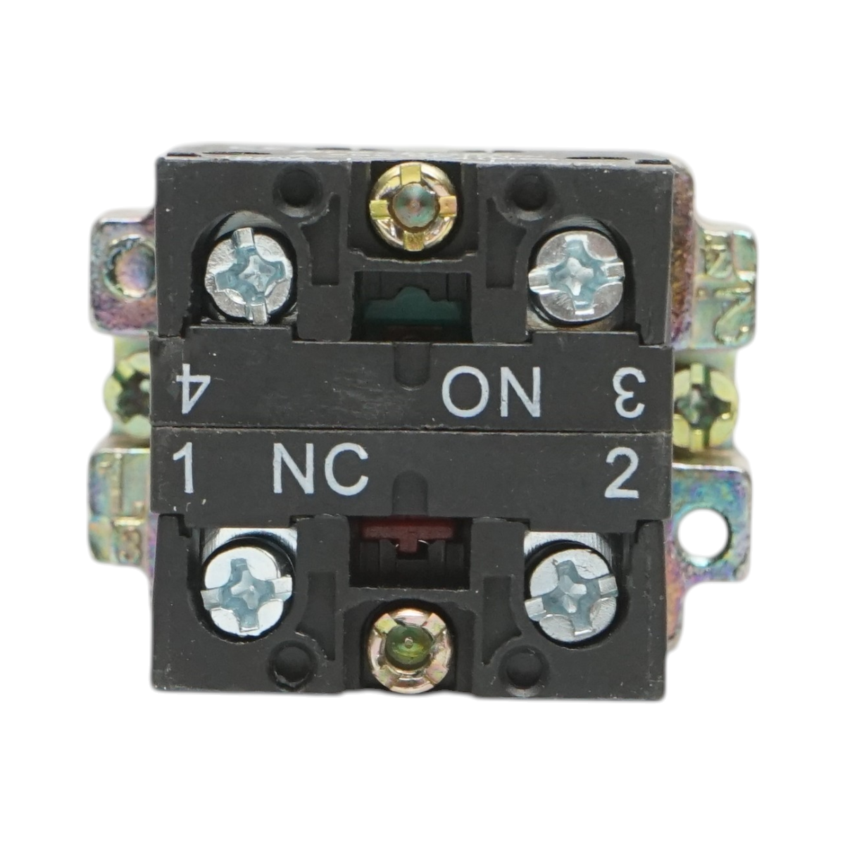 Selector 2 pozitii negru cu revenire 1NO+1NC, 400V/10A, LAY5-BD45 Breckner Germany - imagine 5