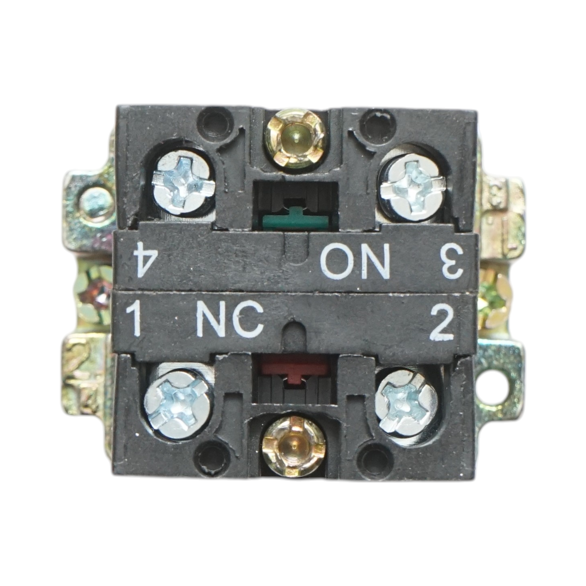 Selector 2 pozitii negru cu retinere 1NO+1NC, 400V/10A, LAY5-BD25C Breckner Germany - imagine 5