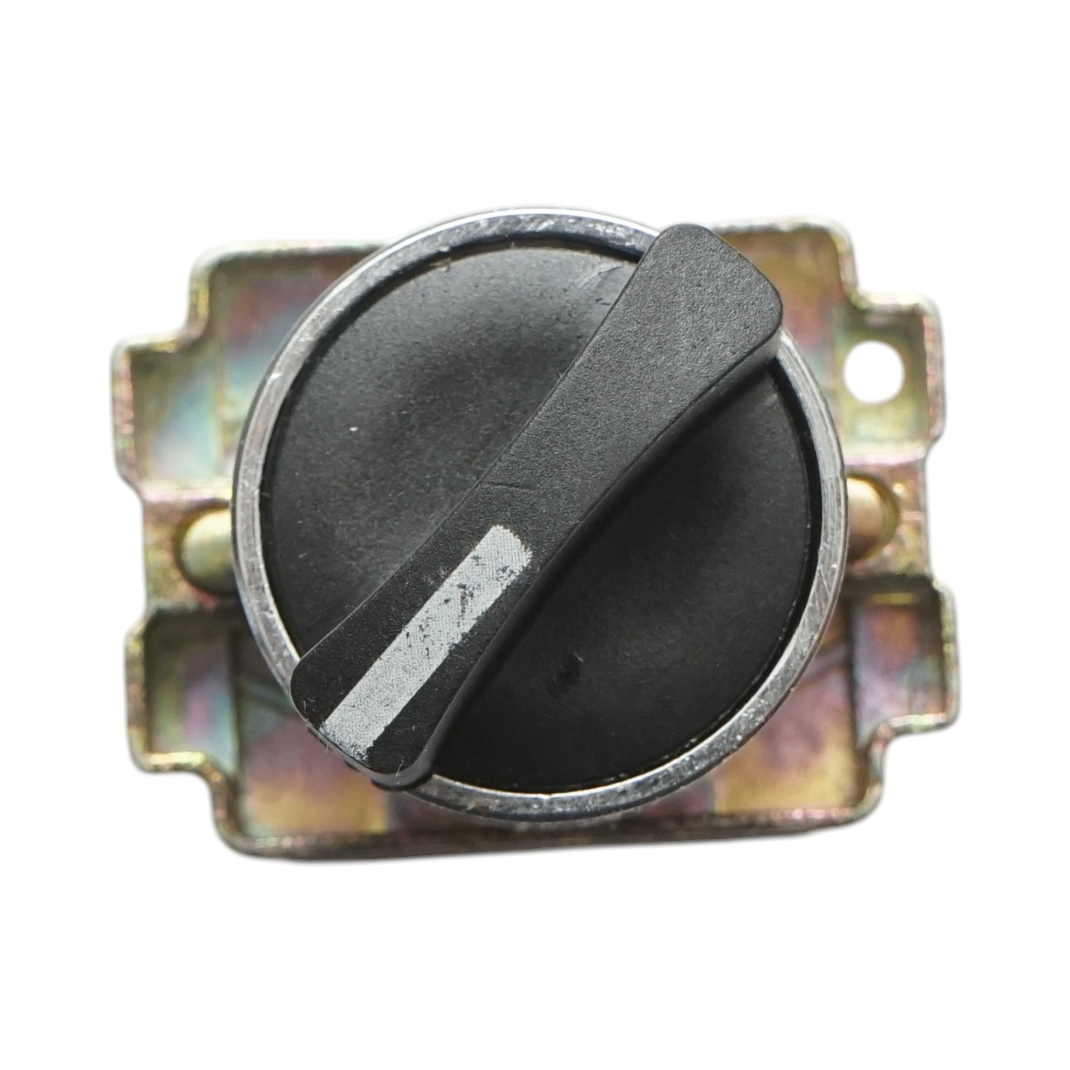 Selector 2 pozitii negru cu retinere 1NO+1NC, 400V/10A, LAY5-BD25C Breckner Germany - imagine 3