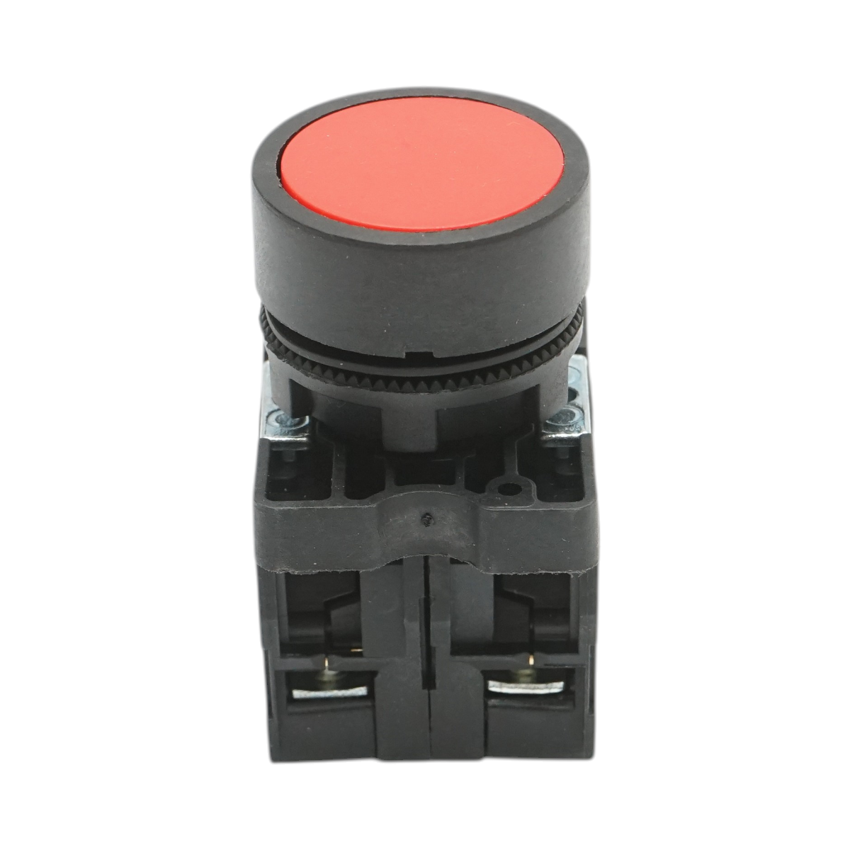 Buton comanda cu revenire rosu 1NO+1NC, 400V/10A, LAY5 Breckner Germany - imagine 2