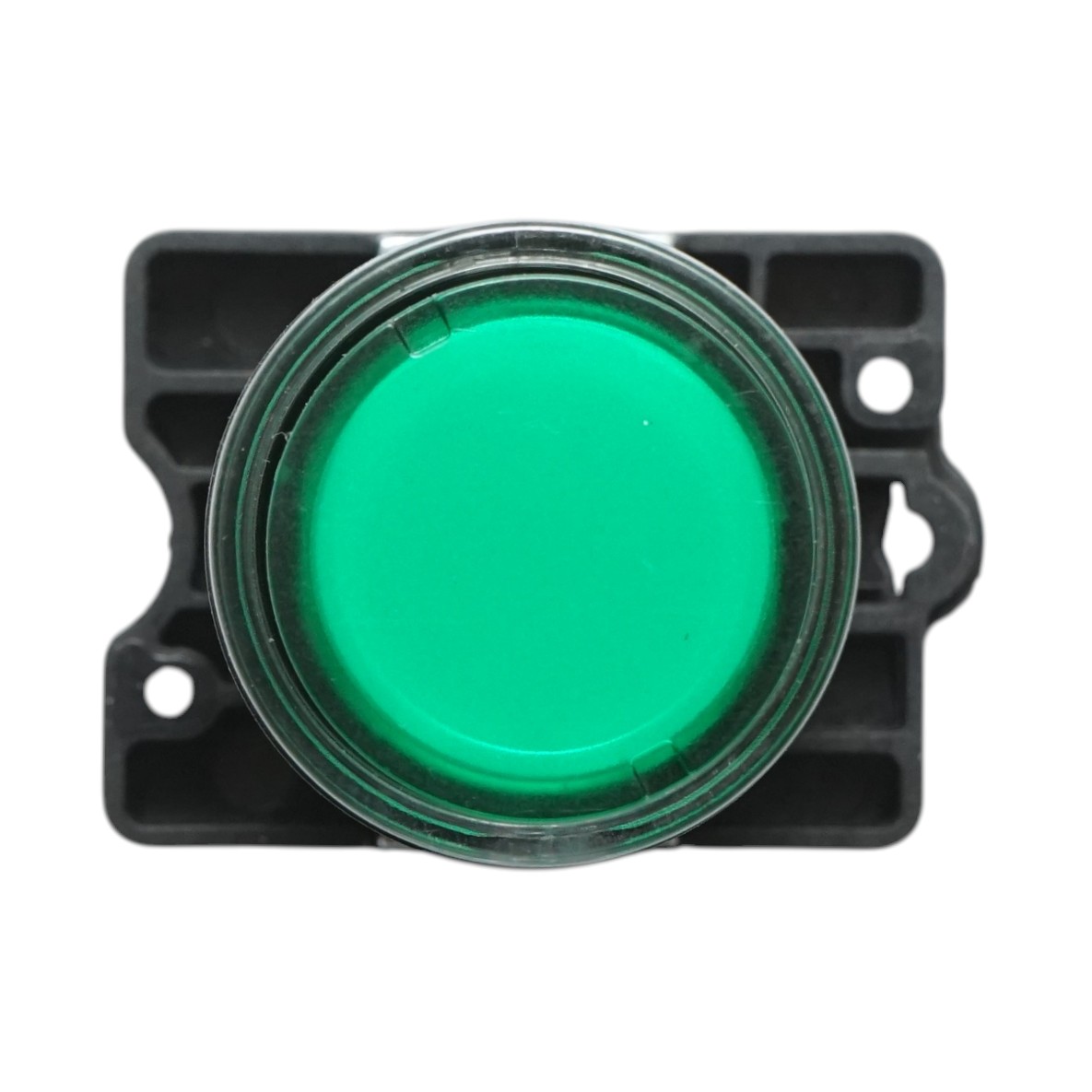 Buton indicator LED verde cu rezistenta integrata 1NO, 220V, LAY5 Breckner Germany - imagine 2