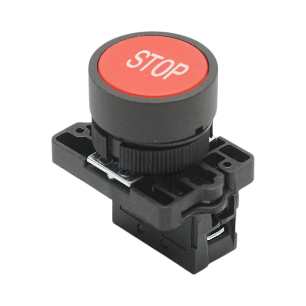 Buton comanda STOP rosu cu revenire 1NC, 400V/10A, LAY5 Breckner Germany - imagine 3