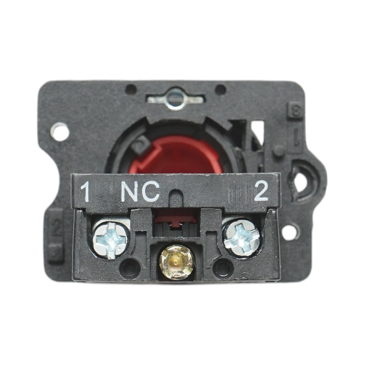 Buton comanda STOP rosu cu revenire 1NC, 400V/10A, LAY5 Breckner Germany - imagine 5