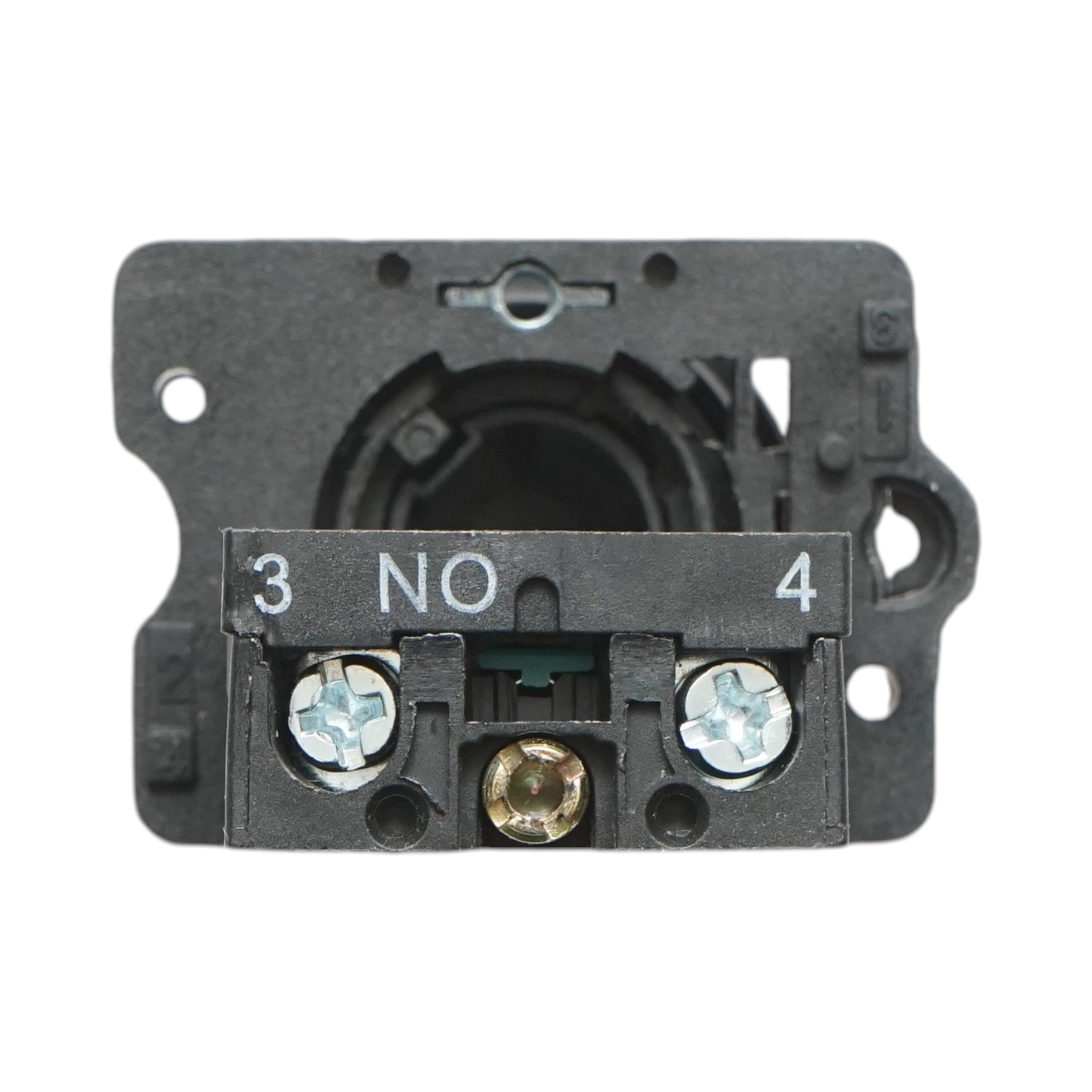 Buton comanda START negru cu revenire 1NO, 400V/10A, LAY5 Breckner Germany - imagine 5