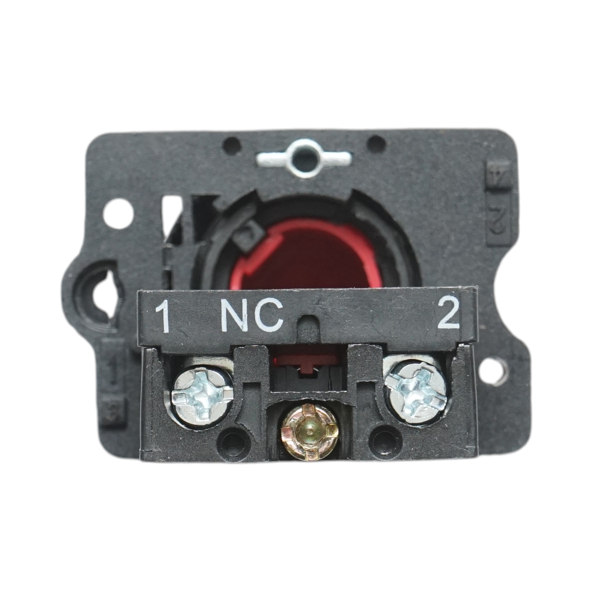 Buton comanda STOP convex rosu cu revenire 1NC, 400V/10A, LAY5 Breckner Germany - imagine 5