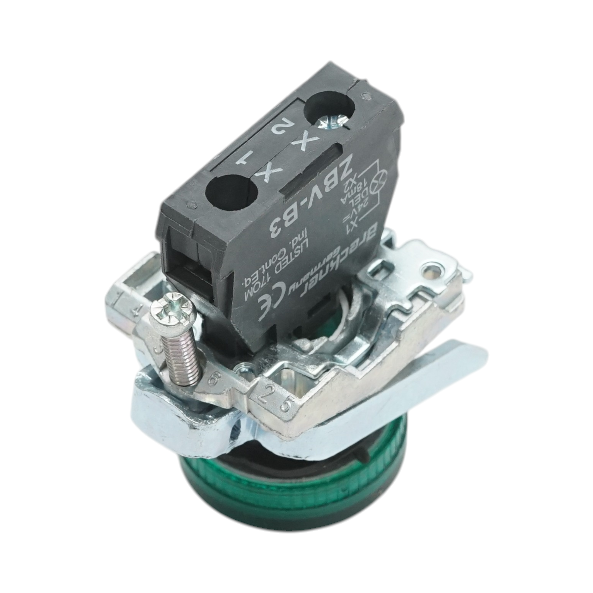 Indicator semnalizare LED verde 24V, 18mA, TB4 Breckner Germany - imagine 3