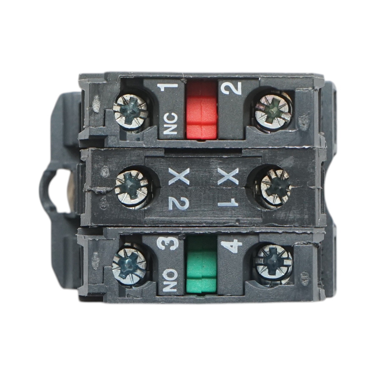 Buton comanda cu revenire si semnalizare LED galben 1NO+1NC, 220V/10A, TB5 Breckner Germany - imagine 5