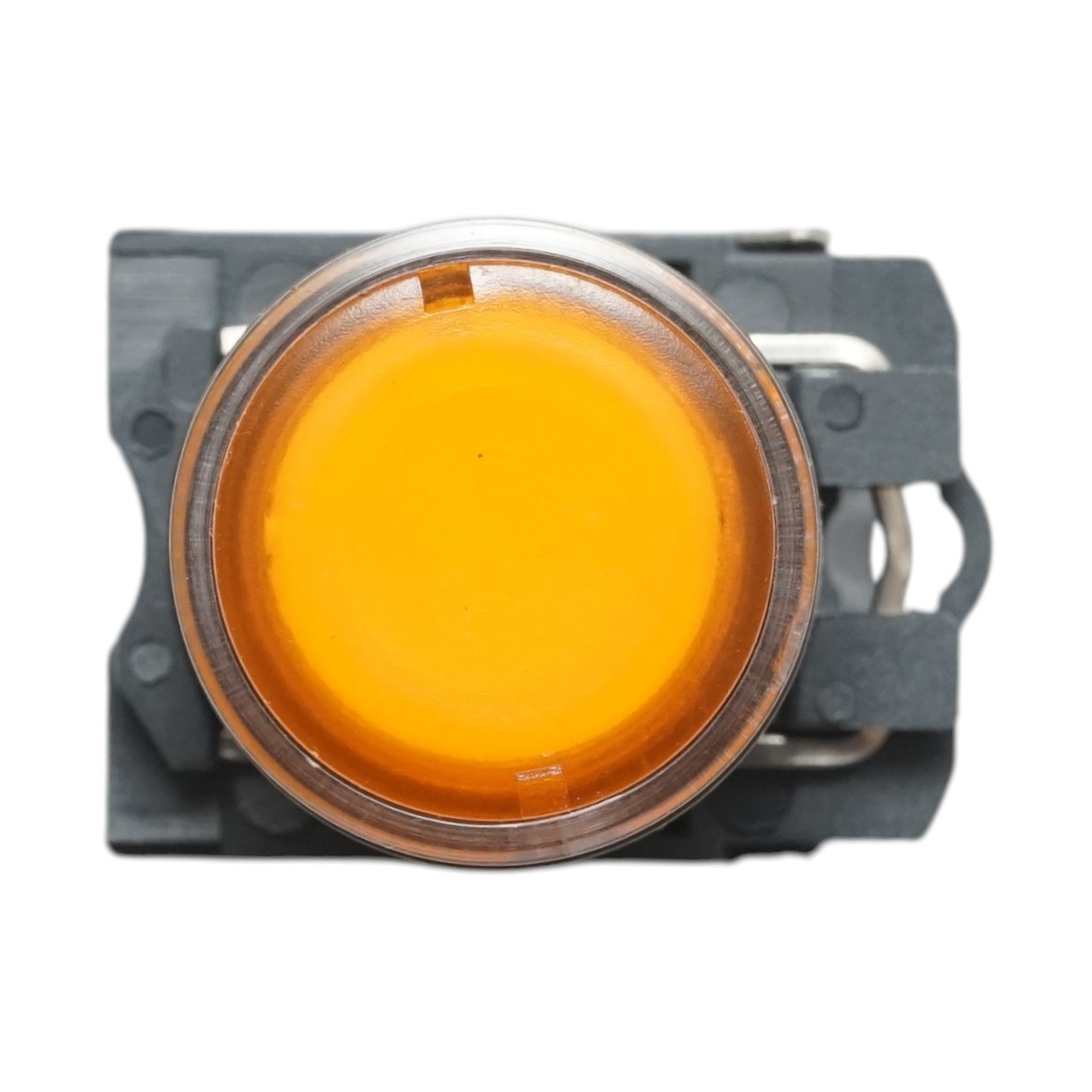 Buton comanda cu revenire si semnalizare LED galben 1NO+1NC, 220V/10A, TB5 Breckner Germany - imagine 3