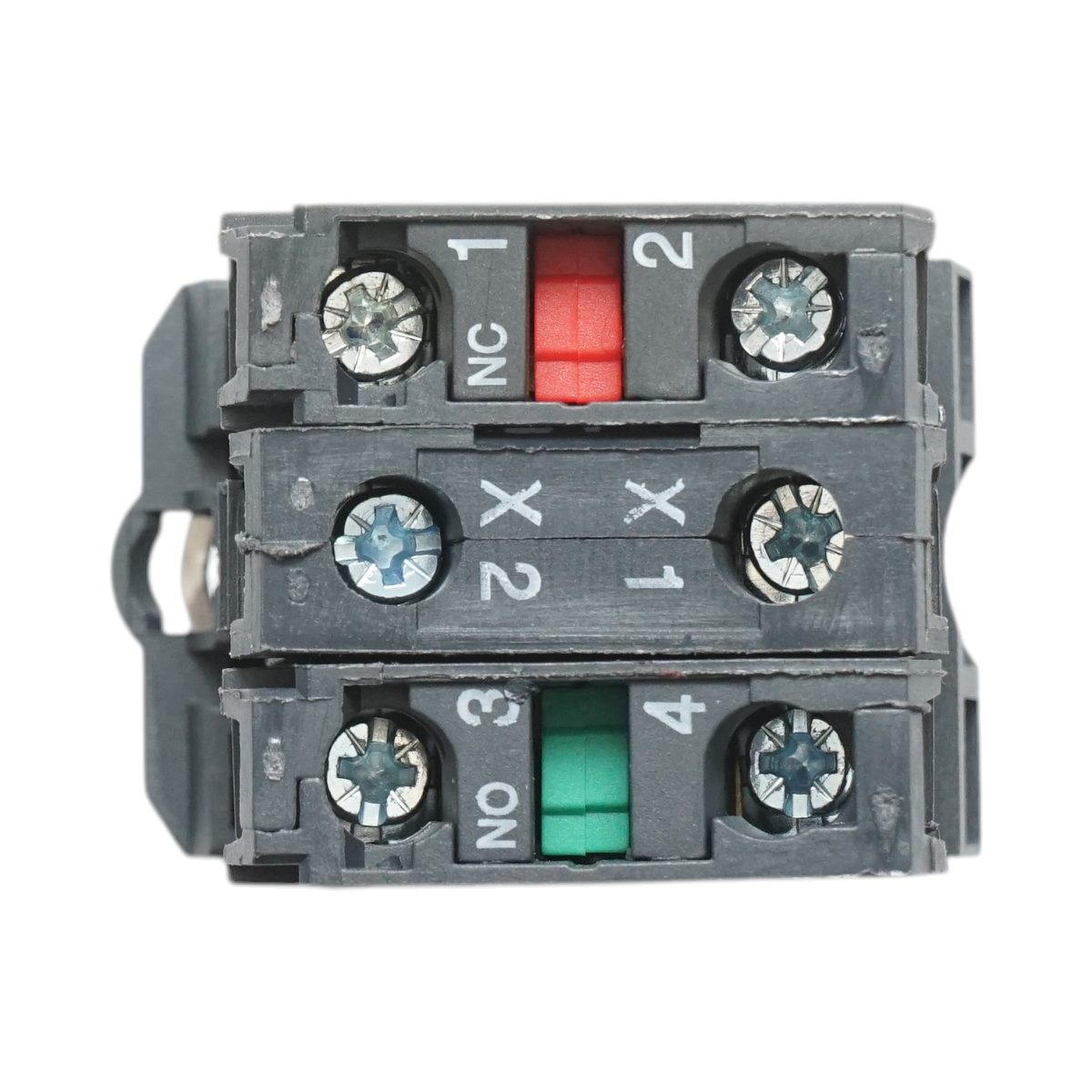 Buton comanda cu revenire si semnalizare LED albastru 1NO+1NC, 220V/10A, TB5 Breckner Germany - imagine 5