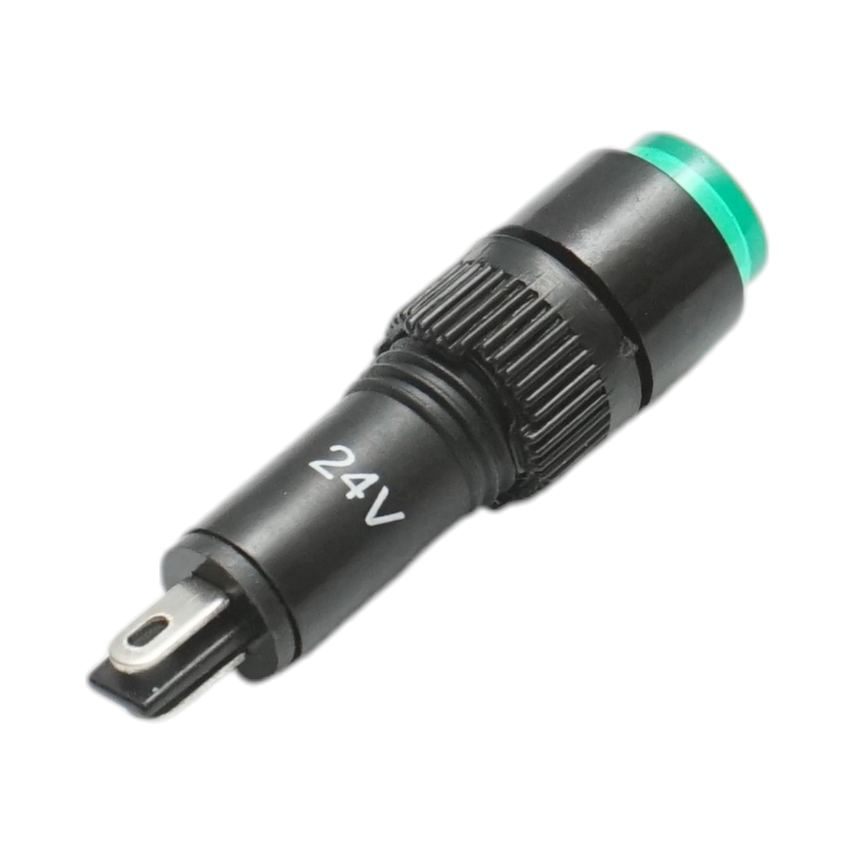 Indicator semnalizare industrial LED verde 24V Ø 8mm Breckner Germany - imagine 3