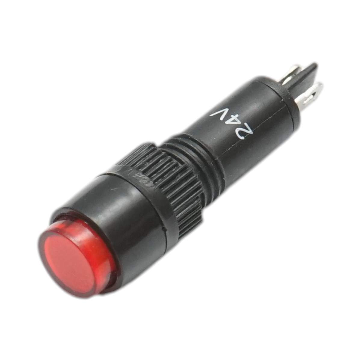 Indicator semnalizare industrial LED rosu 24V Ø 8mm Breckner Germany - imagine 2