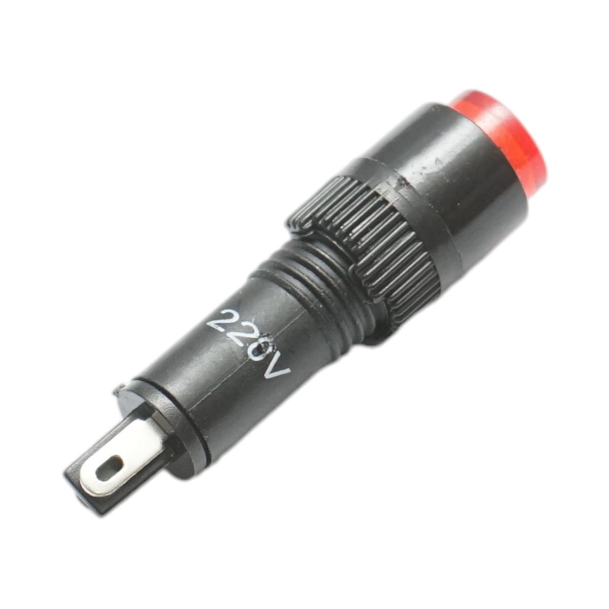 Indicator semnalizare industrial LED rosu 220V Ø 8mm Breckner Germany - imagine 3