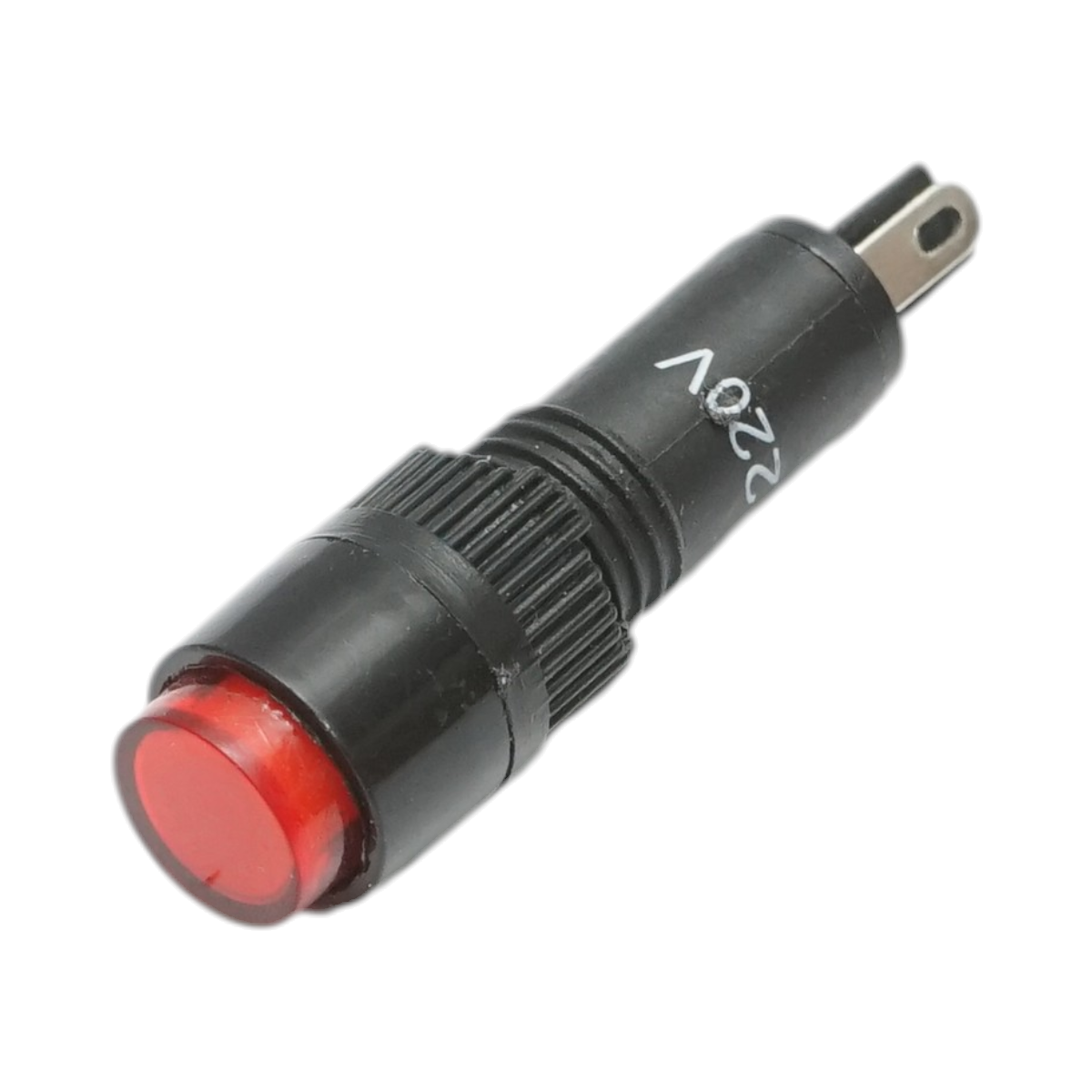 Indicator semnalizare industrial LED rosu 220V Ø 8mm Breckner Germany - imagine 2