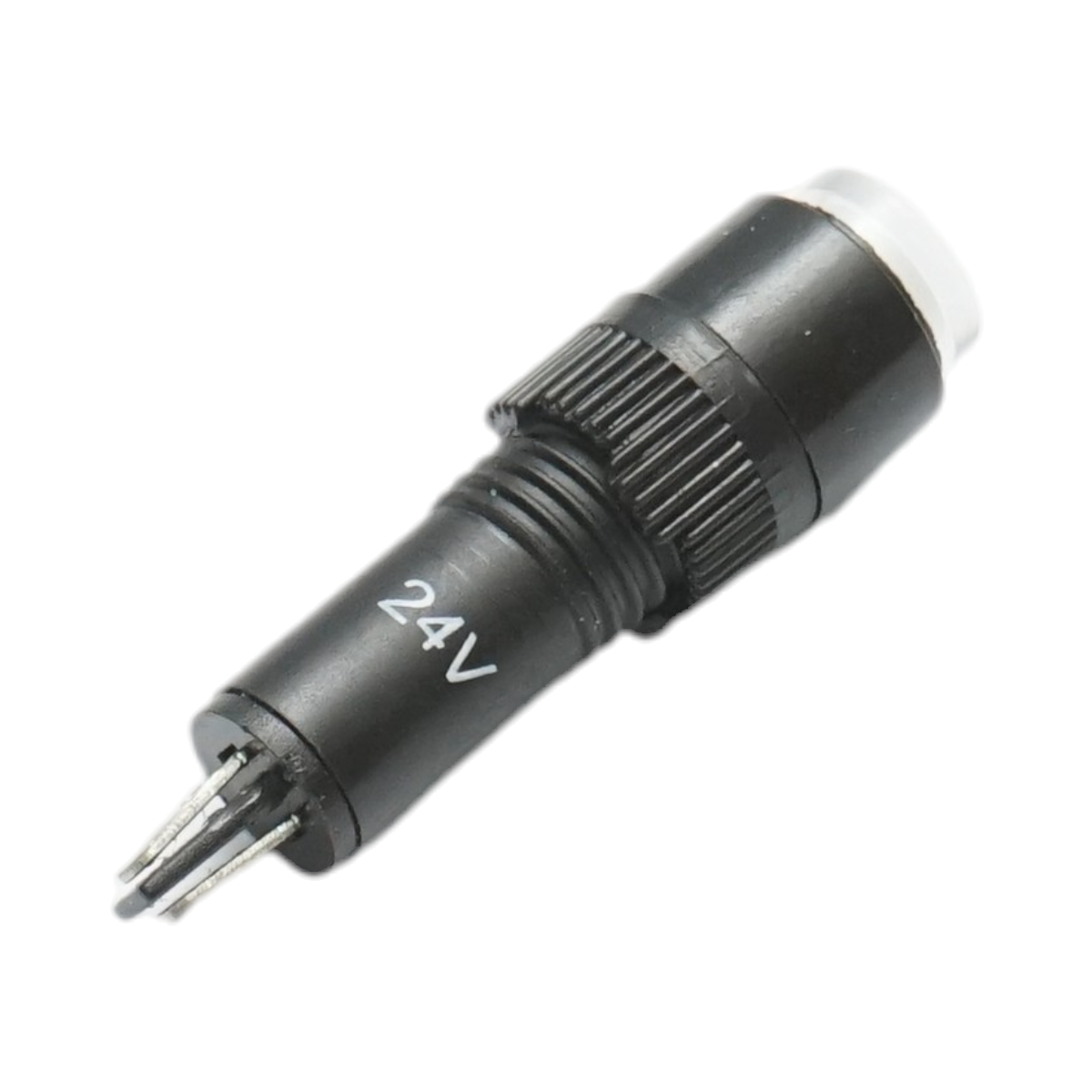 Indicator semnalizare industrial LED alb 24V Ø 8mm Breckner Germany - imagine 3