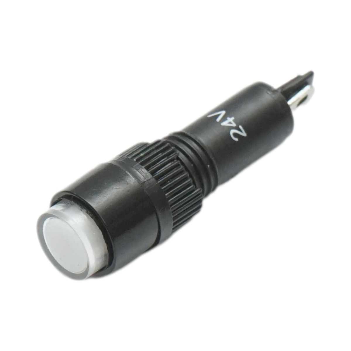 Indicator semnalizare industrial LED alb 24V Ø 8mm Breckner Germany - imagine 2