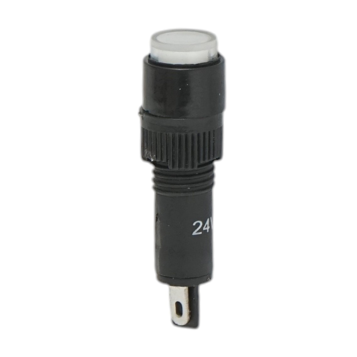 Indicator semnalizare industrial LED alb 24V Ø 8mm Breckner Germany