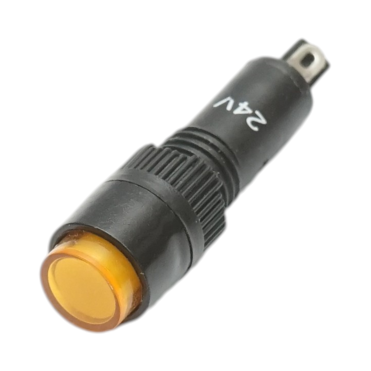 Indicator semnalizare industrial LED galben 24V Ø 8mm Breckner Germany - imagine 2