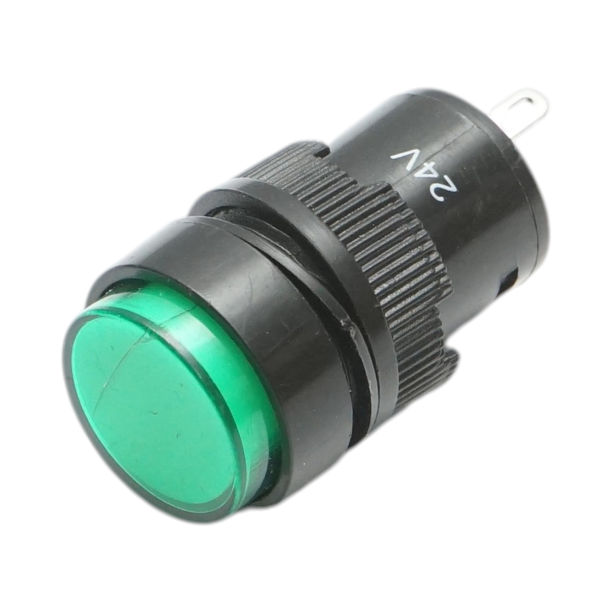 Indicator semnalizare industrial LED verde 24V Ø 16mm Breckner Germany - imagine 2
