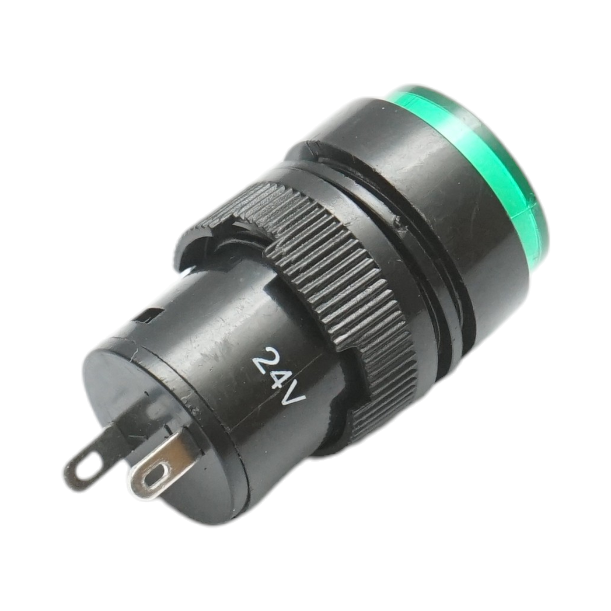 Indicator semnalizare industrial LED verde 24V Ø 16mm Breckner Germany - imagine 3