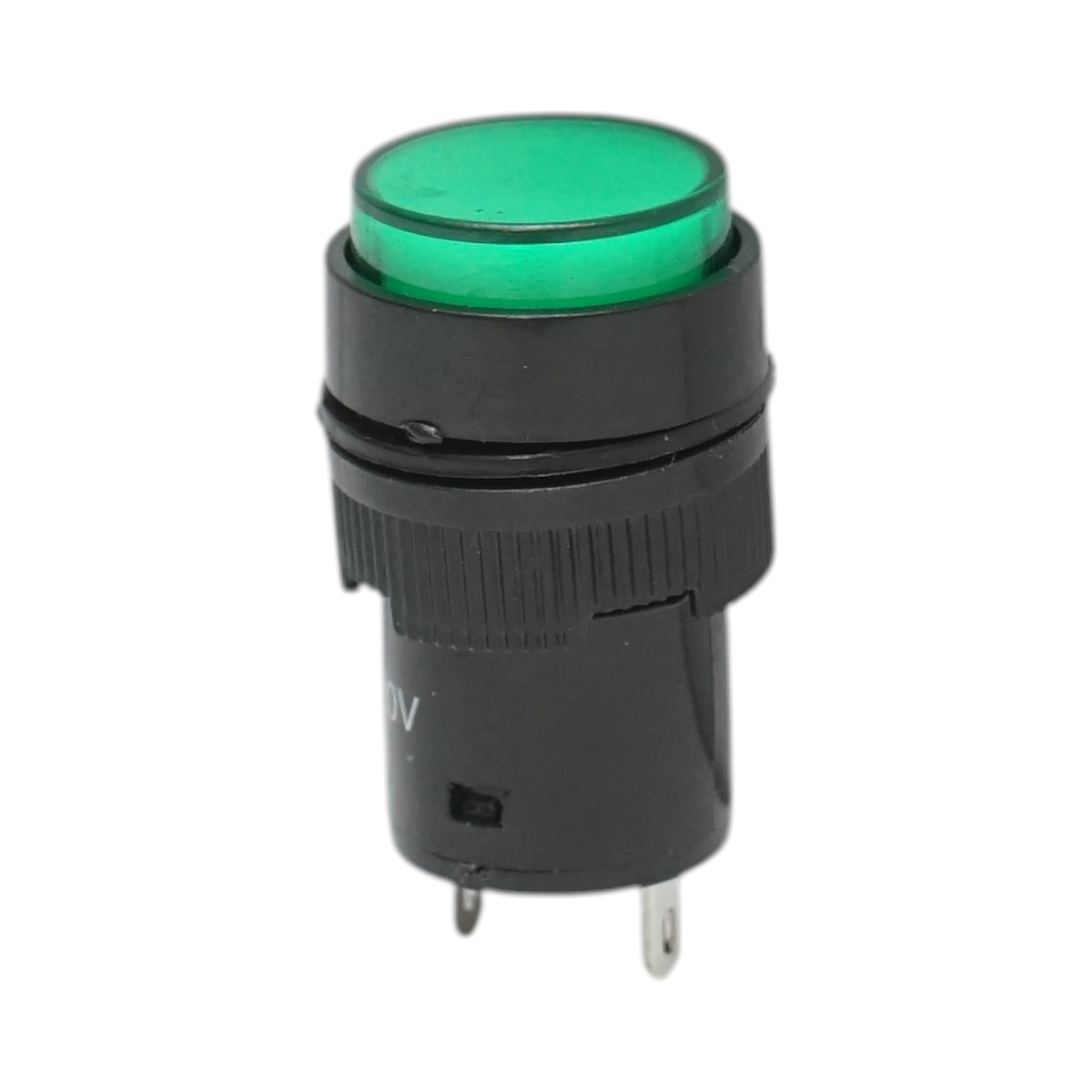 Indicator semnalizare industrial LED verde 220V Ø 16mm Breckner Germany
