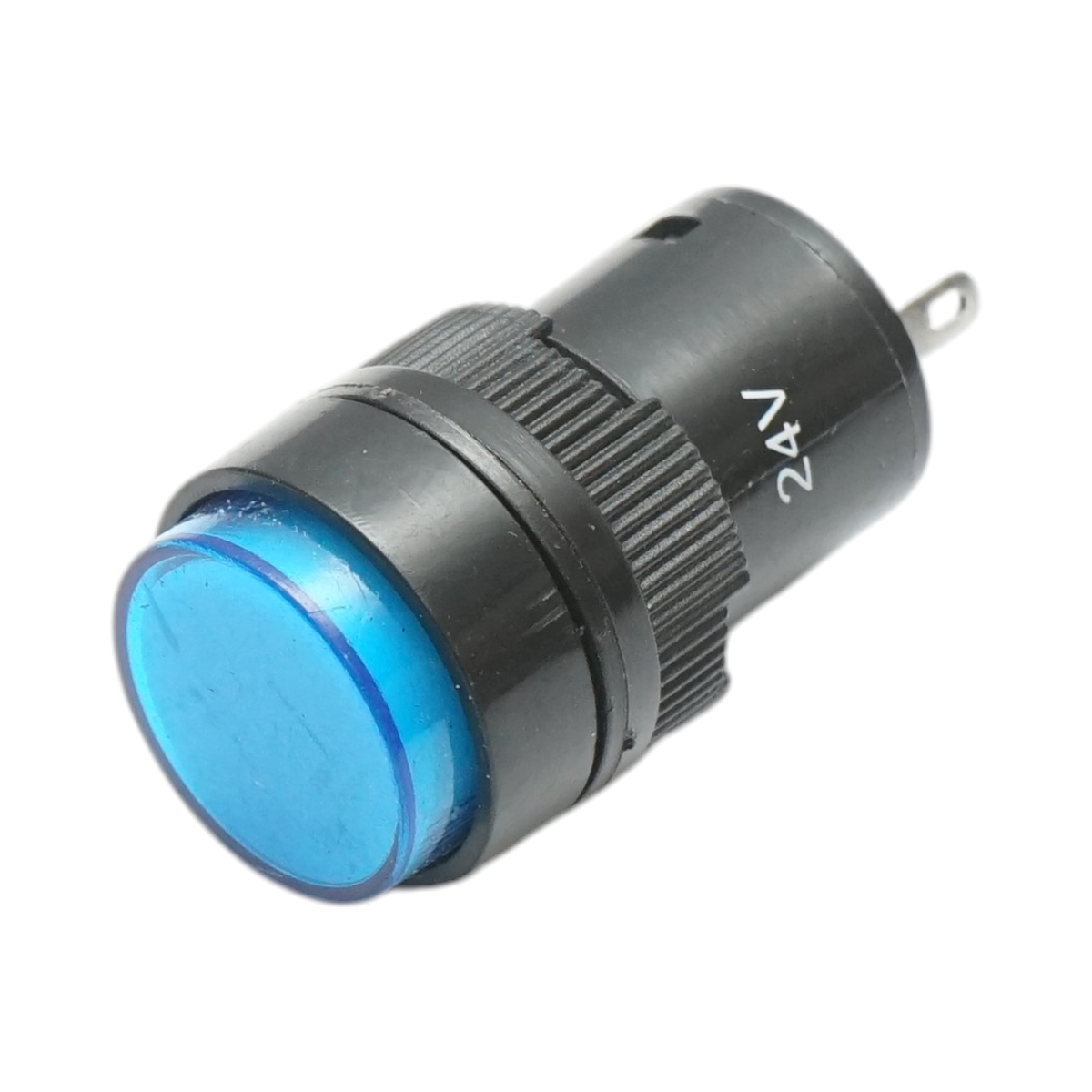 Indicator semnalizare industrial LED albastru 24V Ø 16mm Breckner Germany - imagine 2