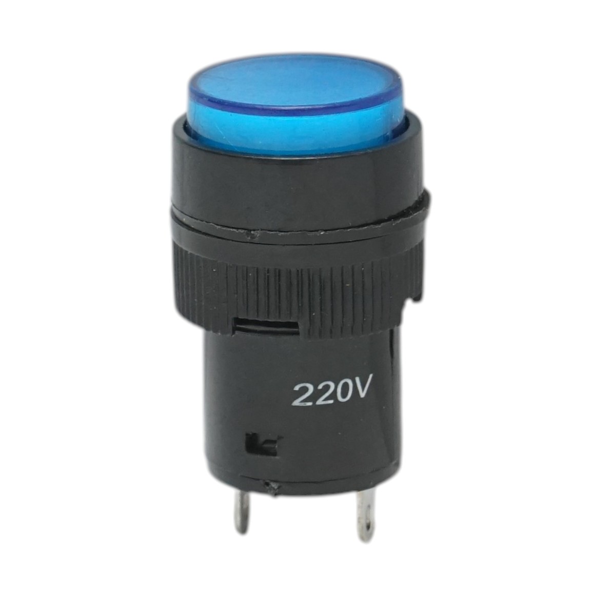 Indicator semnalizare industrial LED albastru 220V Ø 16mm Breckner Germany