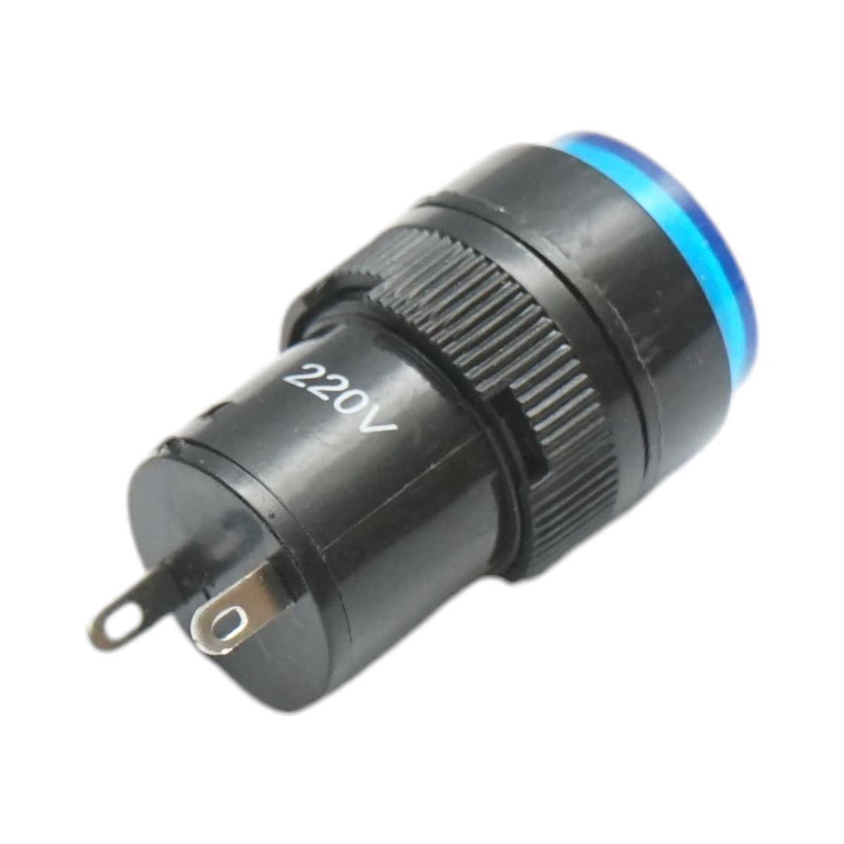 Indicator semnalizare industrial LED albastru 220V Ø 16mm Breckner Germany - imagine 3