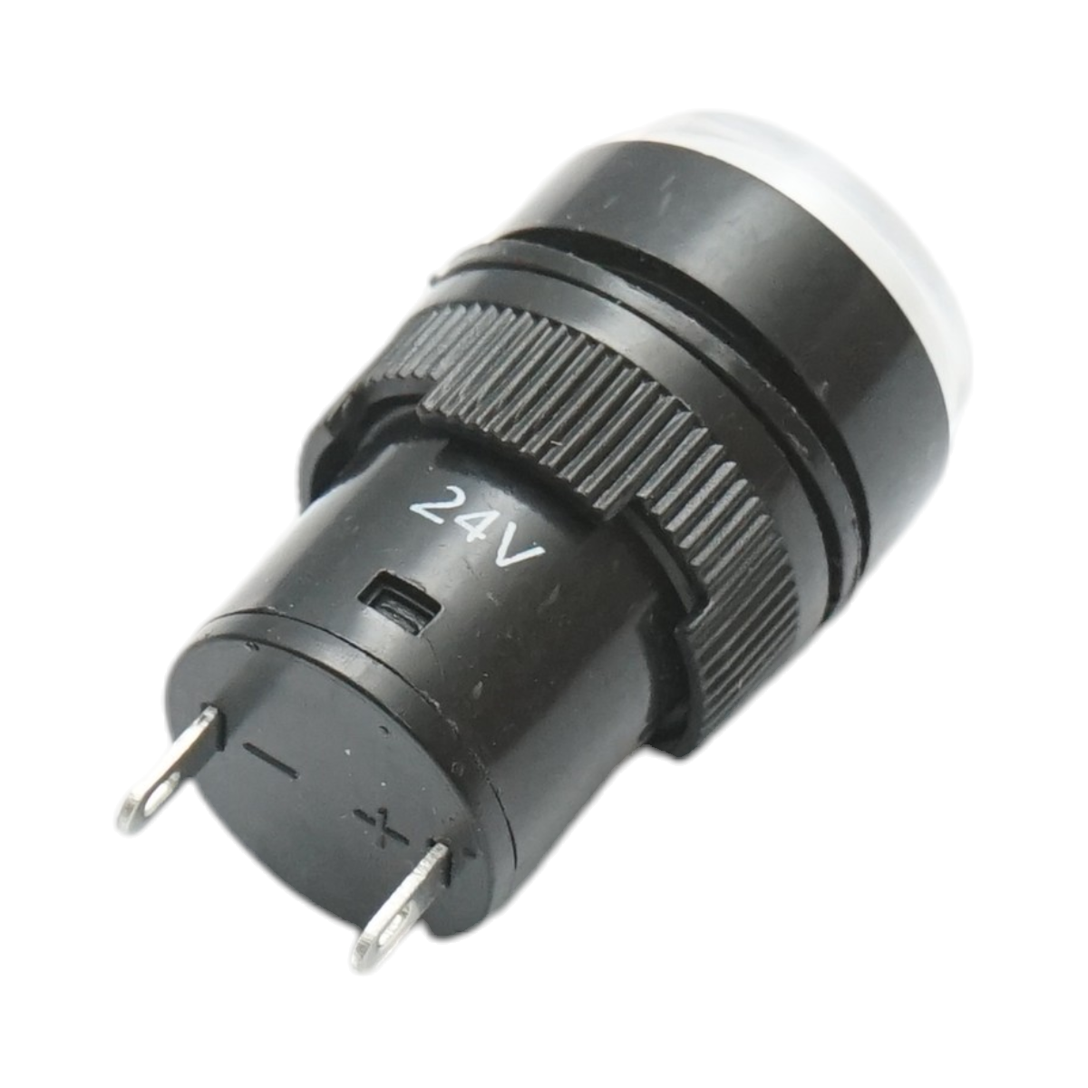 Indicator semnalizare industrial LED alb 24V Ø 16mm Breckner Germany - imagine 3