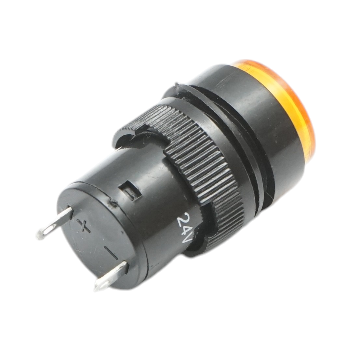 Indicator semnalizare industrial LED galben 24V Ø 16mm Breckner Germany - imagine 3