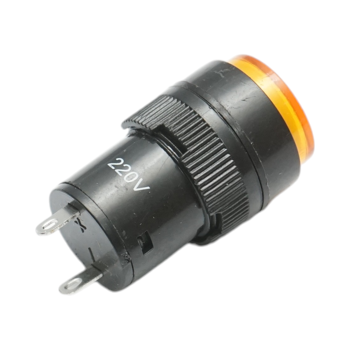 Indicator semnalizare industrial LED galben 220V Ø 16mm Breckner Germany - imagine 3