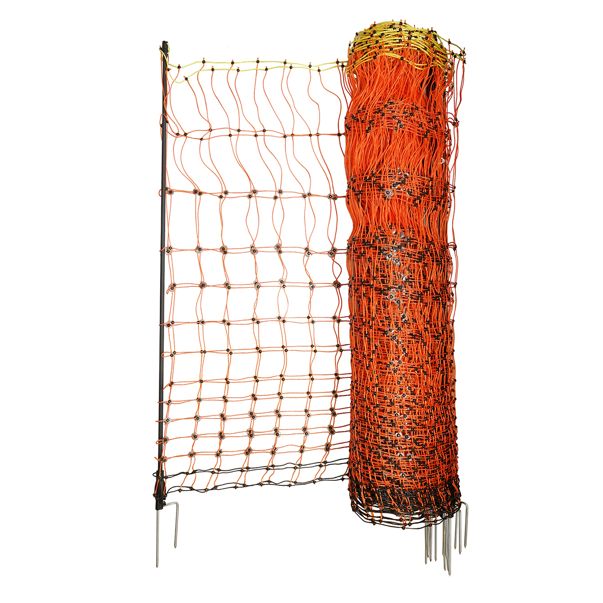 Plasa gard electric 120cmx30m cu picior dublu, rezistenta 0.2 Ohm/m Breckner Germany