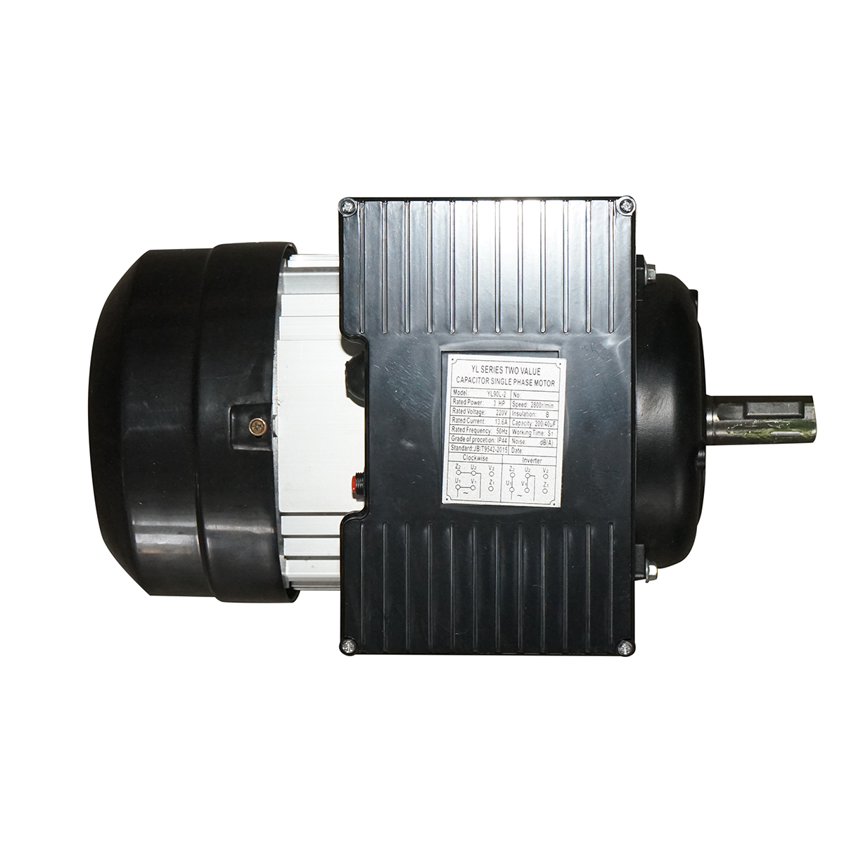 Motor electric monofazat 2.2KW, 220V, 2800rpm cu bobinaj si carcasa aluminiu IP44 Breckner Germany - imagine 4