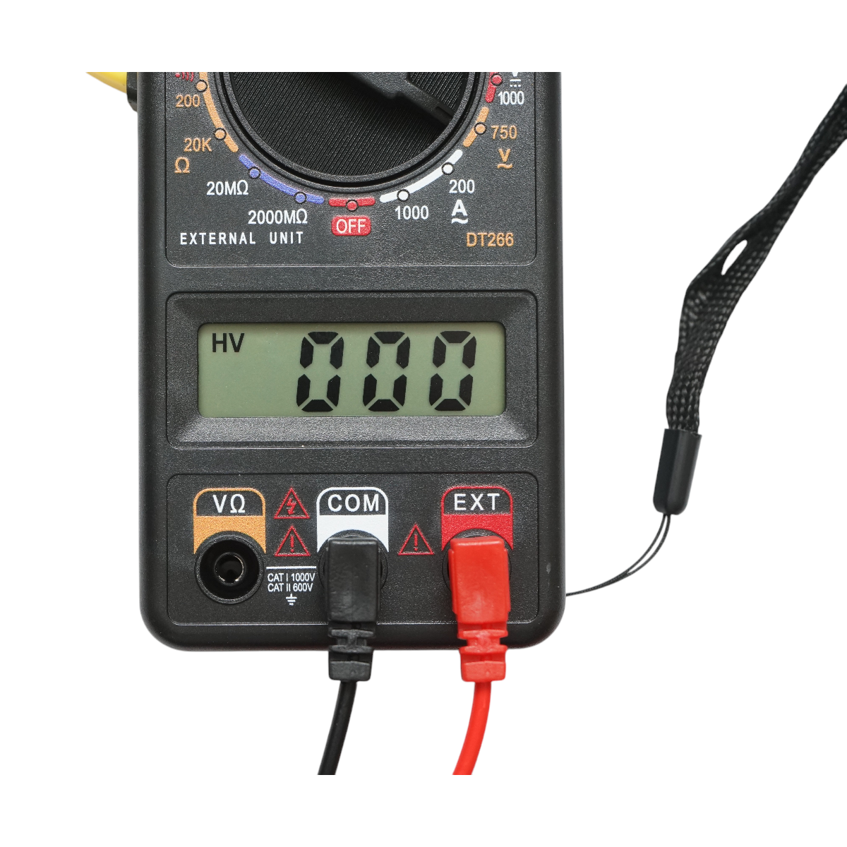 Clampmetru digital universal, 6 functii masurare 1000V DC, 750V AC, 1000A AC Crownman - imagine 5