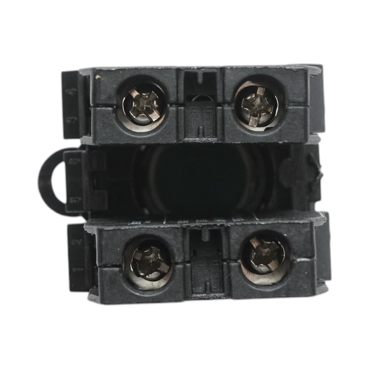 Buton comanda cu revenire verde 1NO+1NC, 10A/600V AC, 1A/250V DC LA42 Breckner Germany - imagine 5