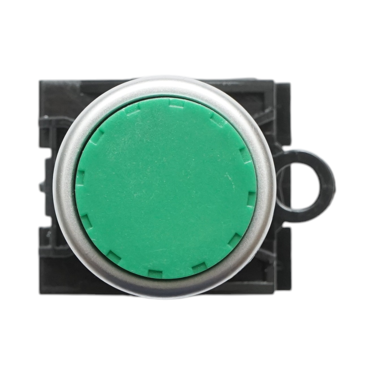 Buton comanda convex cu revenire verde 1NO+1NC, 10A/600V AC, 1A/250V DC LA42 Breckner Germany - imagine 3