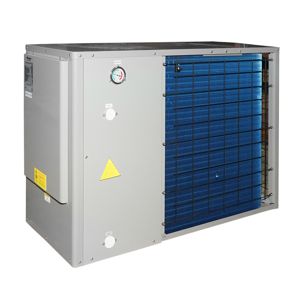 Pompa de caldura aer-apa monobloc, 9.5KW, 220V, invertor DC, compresor Panasonic IPX4 SPRSUN - imagine 4