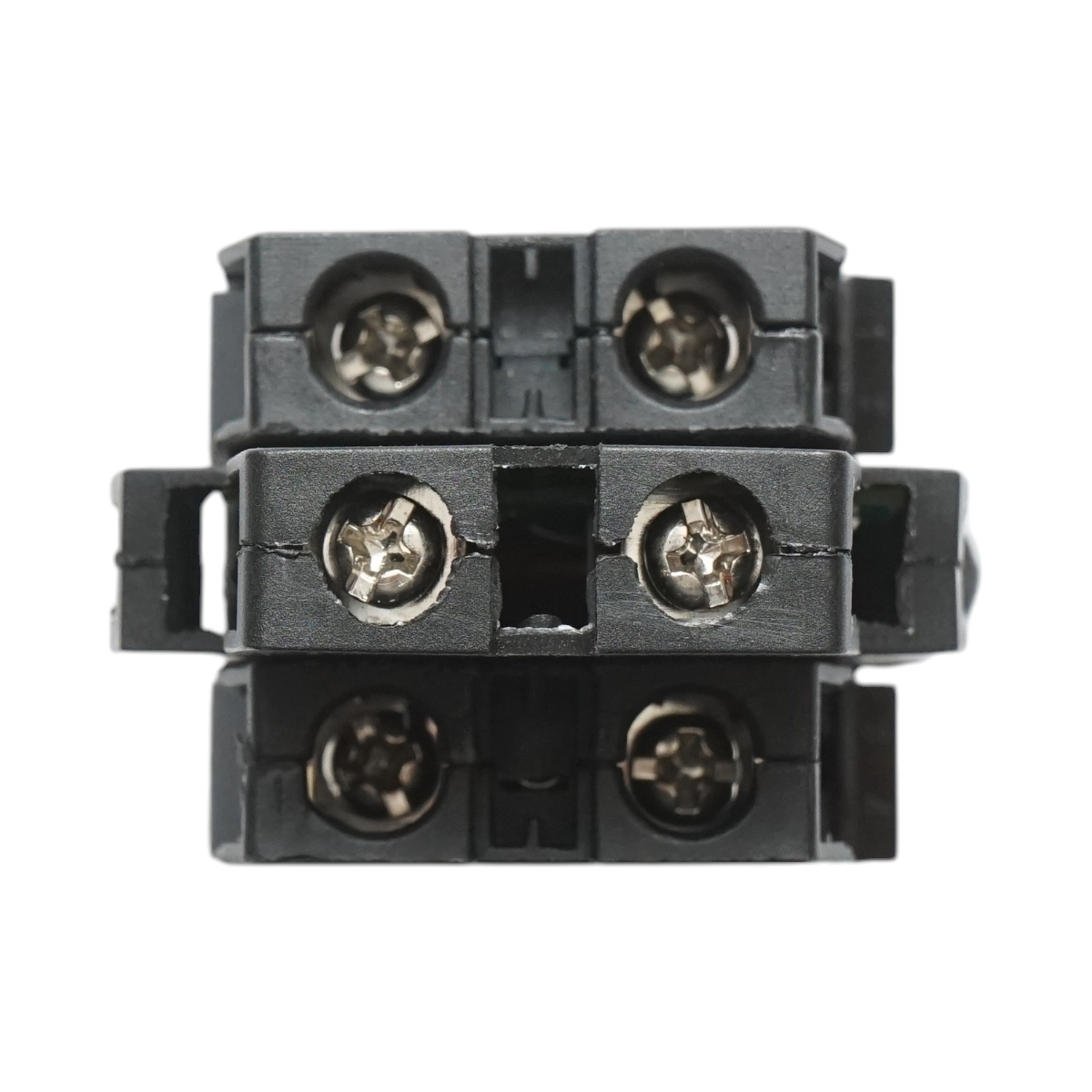 Buton comanda iluminat LED 220V AC verde cu revenire 1NO+1NC, 10A/600V AC, 1A/250V DC LA42 Breckner Germany - imagine 5