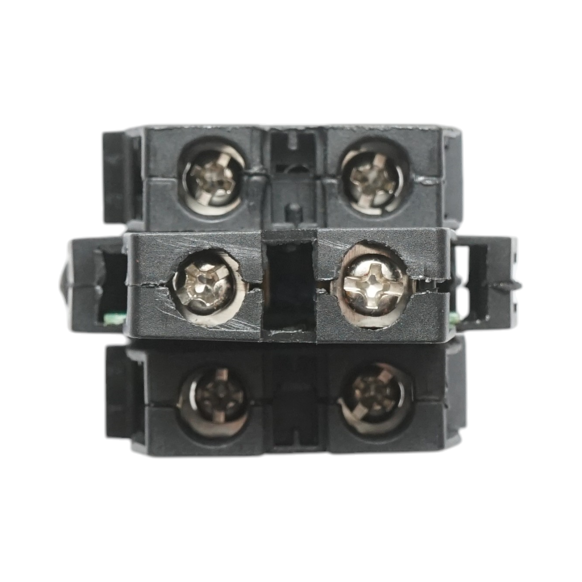 Buton comanda iluminat LED 24V AC/DC rosu cu revenire 1NO+1NC, 10A/600V AC, 1A/250V DC LA42 Breckner Germany - imagine 5